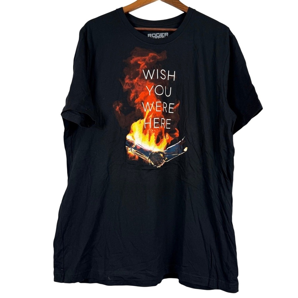 Roger Waters This Is Not A Drill 2022 Tour Shirt Wish You Were Here Black 2X